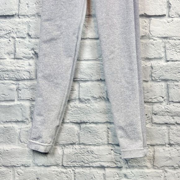 Gymshark Women Light Gray Flex High Waist Compression Leggings Spellout Sz Small - Picture 5 of 15